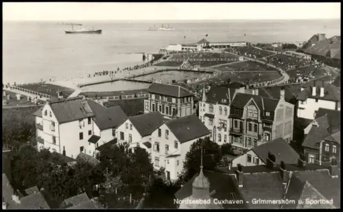 Ansichtskarte Cuxhaven Nordseebad Grimmershörn u. Sportbad 1969