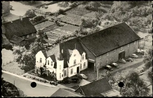 Ansichtskarte Wakendorf I Kr. Bad Segeberg Luftbild Gasthof zur Post 1969