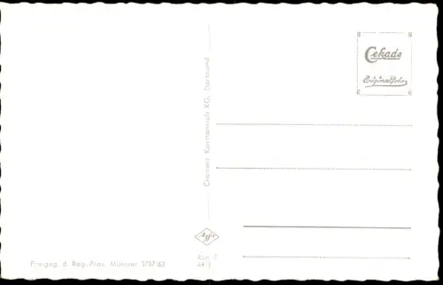 Ansichtskarte Rieneck Luftbild Flugzeugaufnahme 1964