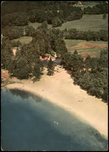 Ansichtskarte Trittau Luftbild Luftaufnahme Restaurant Schloßberg 1969