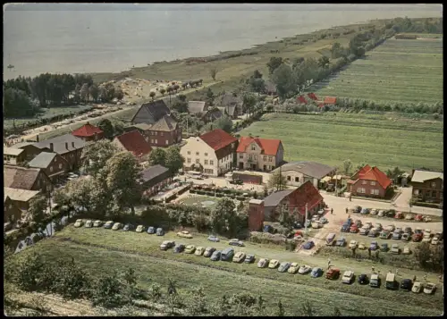 Ansichtskarte Kollmar Luftbild Luftaufnahme Gasthof zur Post 1960
