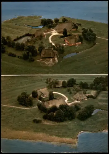 Wewelsfleth Kr. Steinburg Luftbild Luftaufnahme Außendeich Hof u. Landhaus 1971