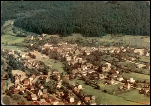 Ansichtskarte Bad Endbach Luftaufnahme Luftbild 1963