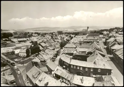 Ansichtskarte Eisfeld Blick vom Kirchturm 1974