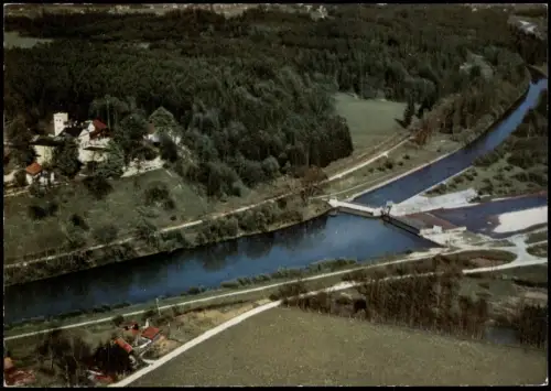 Ansichtskarte Bad Aibling Luftbild Kurhotel Schloß Ghersburg 1964