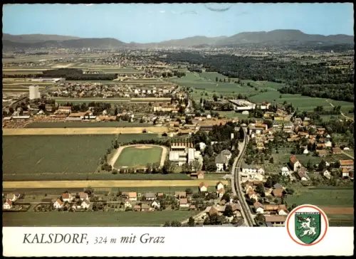 Ansichtskarte Kalsdorf bei Graz Luftbild Fliegeraufnahme 1979
