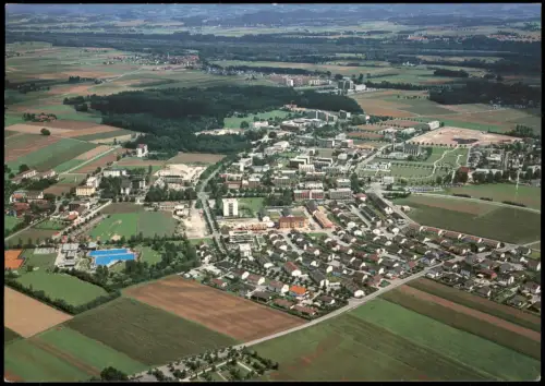 Ansichtskarte Bad Füssing Luftaufnahme Luftbild 1987