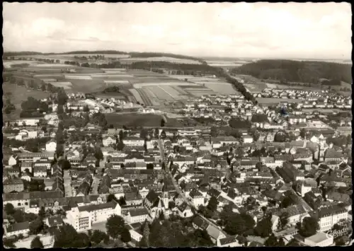 Ansichtskarte Wunsiedel (Fichtelgebirge) Luftbild Luftaufnahme 1966