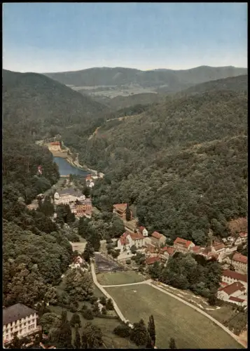 Ansichtskarte Bergzabern Luftbild Luftaufnahme Stadt 1960