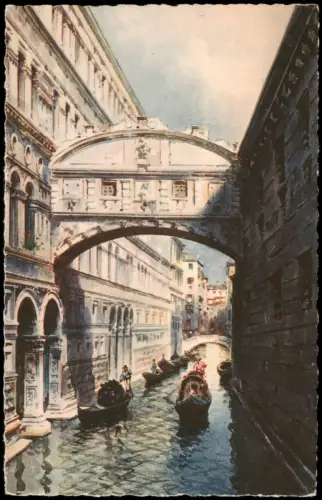 Venedig Venezia Ponte dei Sospiri .Pont des Soupirs Bridge of Sighs 1928
