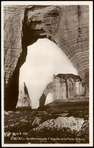 Étretat ETRETAT La Manneporte l'Aiguille et la Porte d'Aval 1930