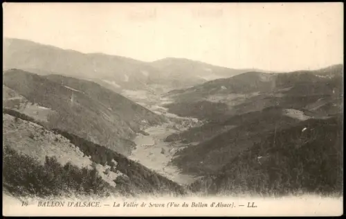 .Frankreich Frankreich BALLON D'ALSACE La Vallée de Sewen Elsass 1910