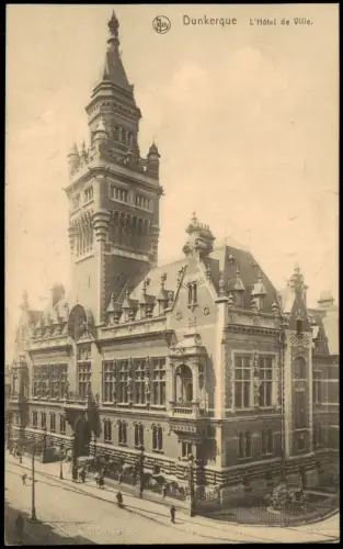 CPA Dünkirchen Dunkerque L'Hôtel de Ville 1910