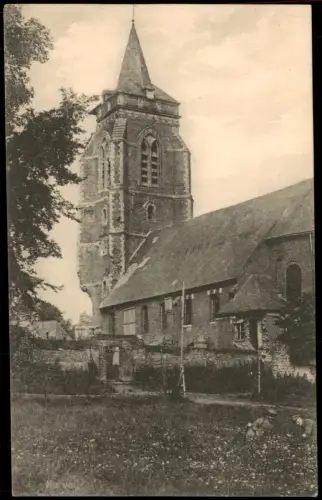 CPA Morval Ortsansicht 1. Weltkrieg, Eglise Kirche zerstört 1915
