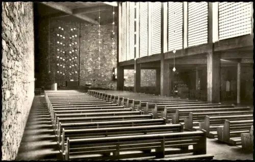 Ansichtskarte Düren St. Anna Kirche - Innenansicht 1963