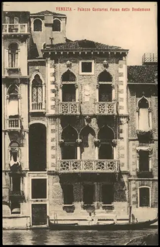 Venedig Venezia Venice Palazzo Contarini Fasan detto Desdemona 1912