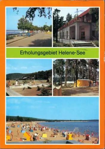 Frankfurt Oder Promenade, HO-Gaststätte Dachsberge Zeltplatz, Strand 1982/1986