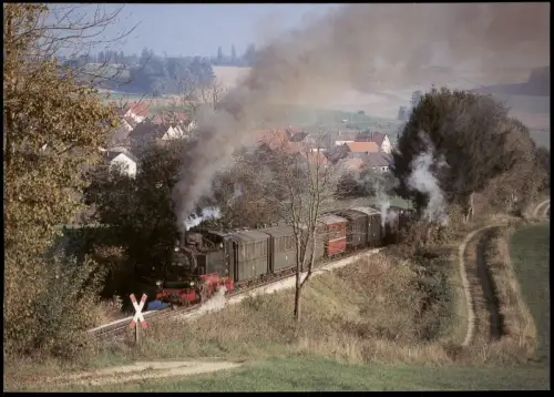 Ansichtskarte Reinstetten-Ochsenhausen Dampflokomotive Personenzug 2005