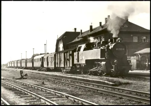 Ansichtskarte Kühlungsborn Bahnhof West Dampflokomotive Sammelkarte Foto 1971