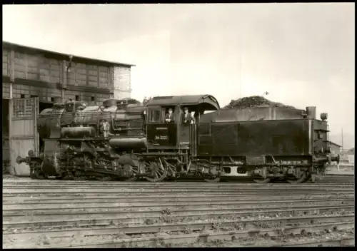 Ansichtskarte  Dampflokomotive Hanomag BNr. 56 2222 1971