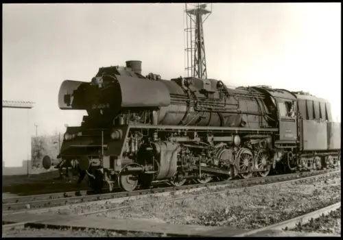 Ansichtskarte  Dampflokomotive Neubaulokomotive Karl Marx Babelsberg 1971