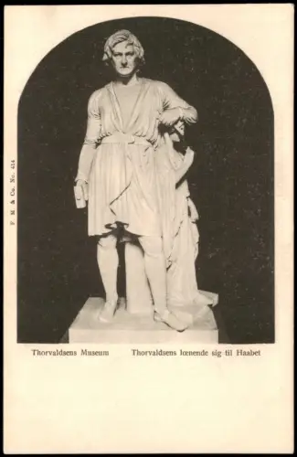 Kopenhagen København  Museum Skulptur Motiv loenende sig til Haabet 1900