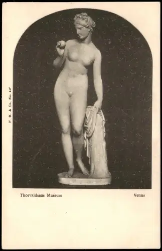 Kopenhagen København Thorvaldsens Museum Nackt-Skulptur Venus 1900