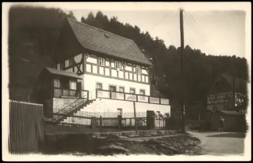Dresden Umland-Ansicht Haus Echtfoto-Ansicht v. Gräfe Dresden 1920