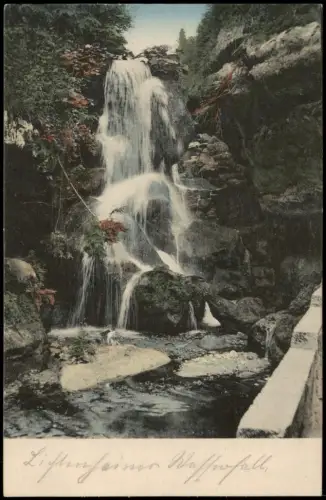Lichtenhain Sebnitz  Wasserfall Kirnitzschtal Sächsische Schweiz 1910