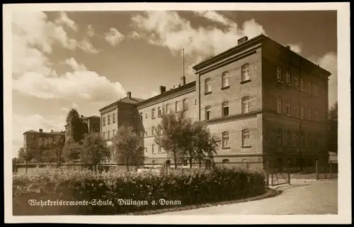 Ansichtskarte Dillingen a. d. Donau Wehrkreisremonte-Schule Fotokarte 1940