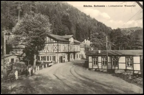 Lichtenhain-Sebnitz Hotel Lichtenhainer Wasserfall - Straße 1911