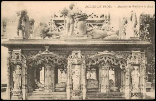 CPA Brou EGLISE DE BROU Mausolée de Philibert le Beau 1904