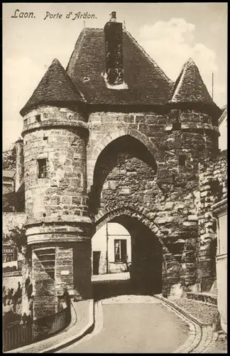CPA Laon Porte d' Ardon 1920