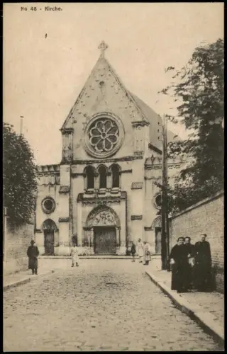 CPA La Fère Kirche (Eglise) 1915