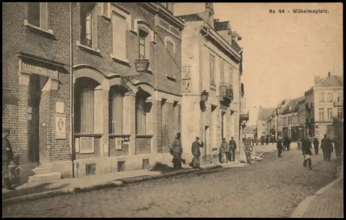 CPA La Fère Wilhelmsplatz im 1. Weltkrieg 1915