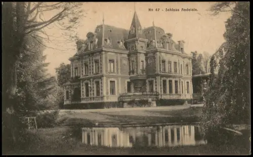 CPA La Fère Schloss Andelain im 1. Weltkrieg 1915