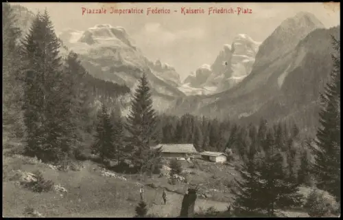 Italia Alpen Piazzale Imperatrice Federico Kaiserin Friedrich-Platz 1905