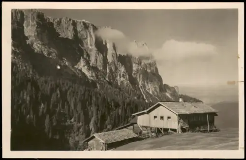 Trentino-Südtirol DOLOMITI Rifugio Malga Prossliner sulle Alpi da Siusi 1930