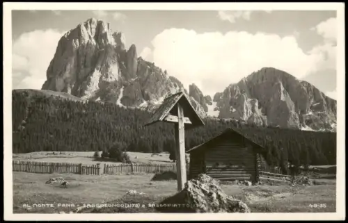 .Trentino-Südtirol Trentino-Südtirol AL MONTE PANA SASSOLONGO e SASSOPIATTO 1940