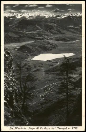 Trentino Südtirol Dolomiten  Italien La Mendola Lago di Caldaro Penegal 1920