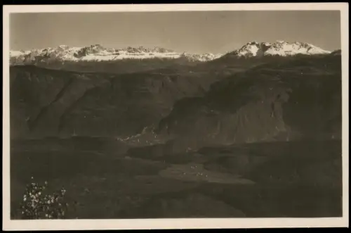 Trentino-Südtirol Dolomiten La Mendola Vista sulle Dolomiti dal  Italien 1920
