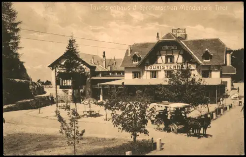 Bozen Bolzano Touristenhaus d Spretterschen Mendelhof Südtirol 1914