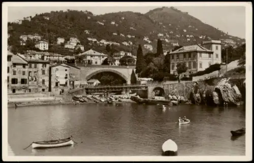 Cartolina Nervi-Genua Genova (Zena) GENOVA NERVI IL Porticciuolo 1930
