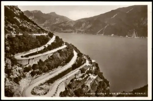 Riva del Garda Gardasee LAGO DI GARDA RIVA STRADA DEL PONALE 1930