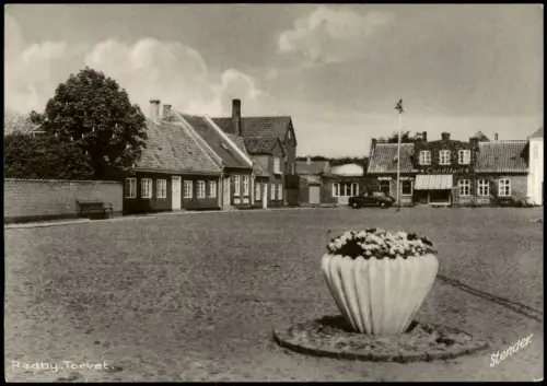 Postcard Rødby Rodby Ortsansicht von Rodby Torvet 1963