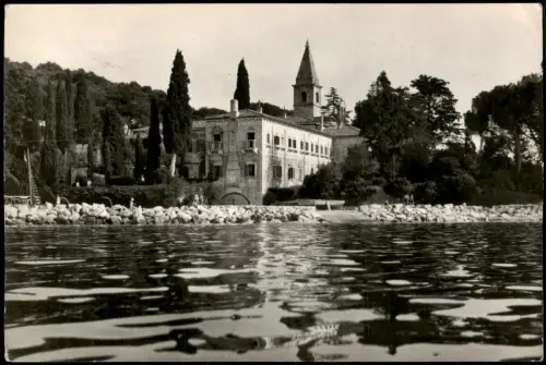 Postcard Rovinj Rovigno Ortsansicht, CRVENI OTOK ROVINJ JUGOSLAVIJA 1960