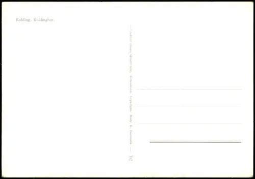 Postcard Kolding Koldinghus 1971