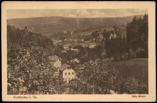Ansichtskarte Bad Gottleuba-Berggießhübel Bähr-Mühle 1913