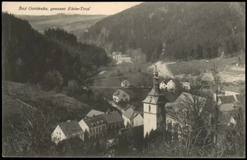 Bad Gottleuba-Bad Gottleuba-Berggießhübel Panorama-Ansicht 1923