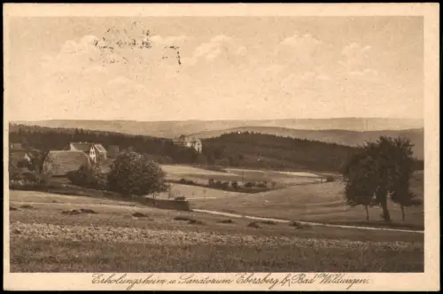 Bad Wildungen Partie am Erholungsheim u. Sanatorium Ebersberg 1926